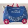 Valise à roulettes carrosse bleu - Trunki