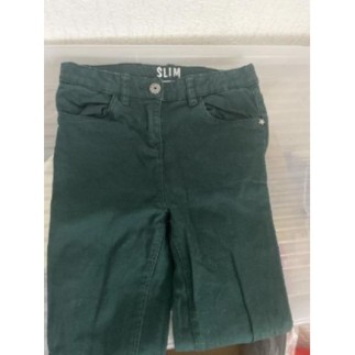 Pantalon slim vert -...