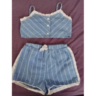 Ensemble short haut 7/8ans
