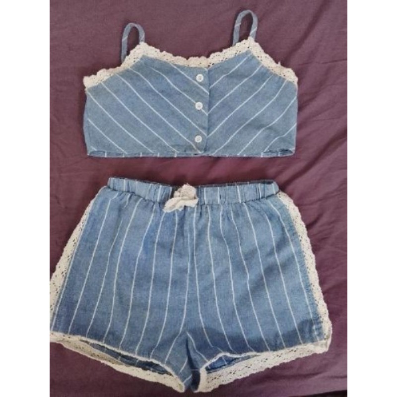 Ensemble short haut 7/8ans
