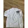 Sweat Zara blanc garçon 11 12 ans 
