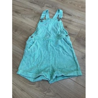 Salopette short verte fille...