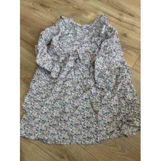 Robe fleurie fille manche...