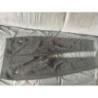 Pantalon femme noir rayé gris taille 42