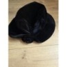 Chapeau velour noir