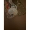 Bouton blanc de porte de meuble
