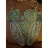 Maillot de bains NAF NAF - TAILLE 38- BLEU CIEL FLEURI