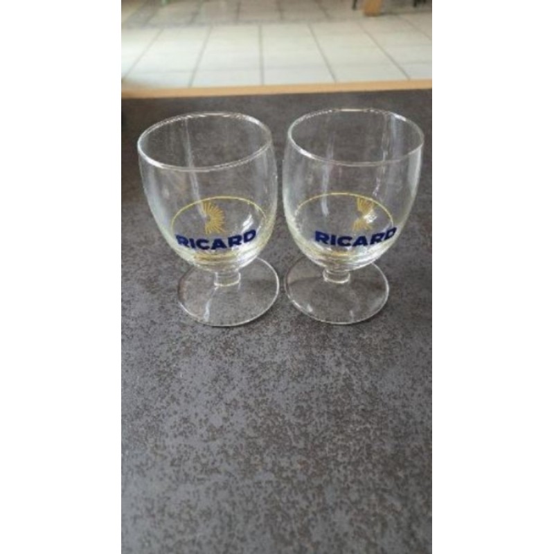 Lot de 2 verres RICARD