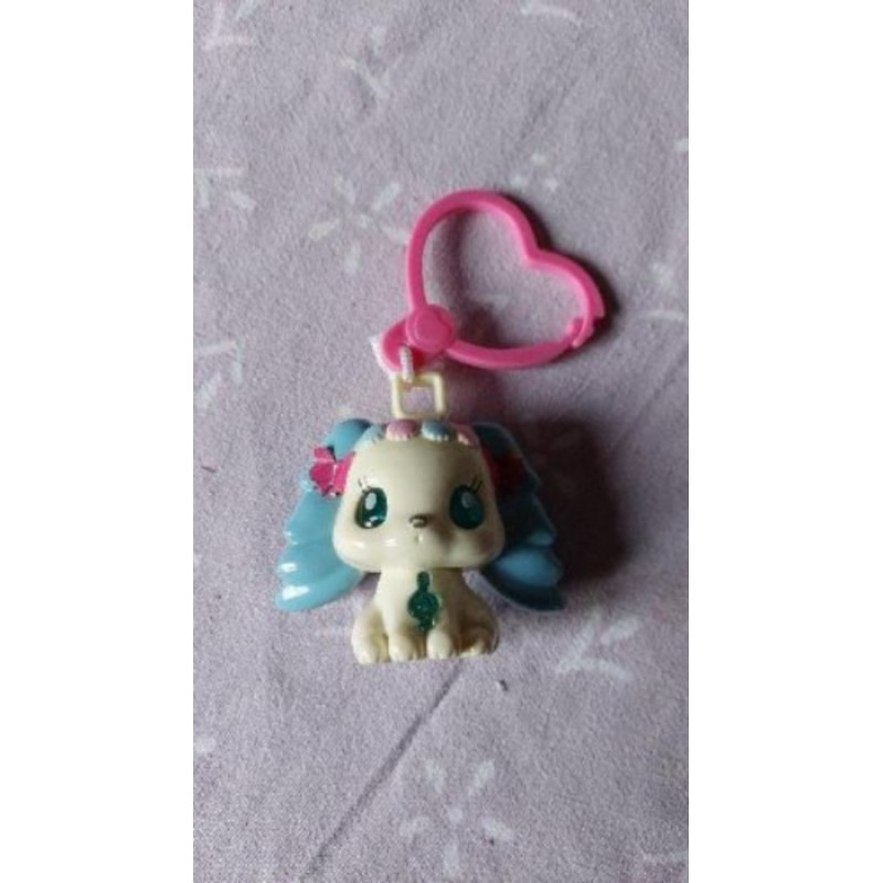 Figurine LPS "Littlest Pet Shop" (chien / coeur)