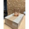 Lot de 6 verres roses neufs 