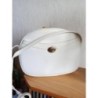 Sac à main blanc " jc" 