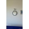Miroir rond gris 
