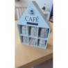 Ensemble 5 tasses et sous tasses  nesspresso dans sa vitrine