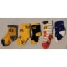 Chaussettes pour bébé, dans les tons jaunes moutardes et bleu (1 lot de 5)
