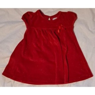 Robe rouge vif à paillettes...
