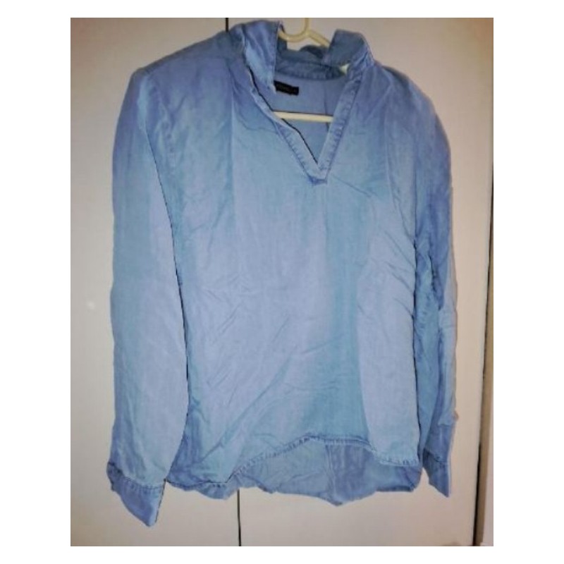 Chemisier bleu manches longues InExtenso, taille 46