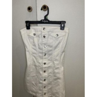Robe en jean boutonnée...