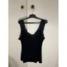 Tee shirt noir dentelle Promod M/L