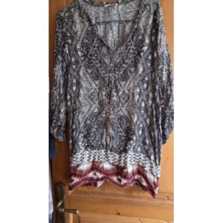 Robe tunique CAMAIEU noir...