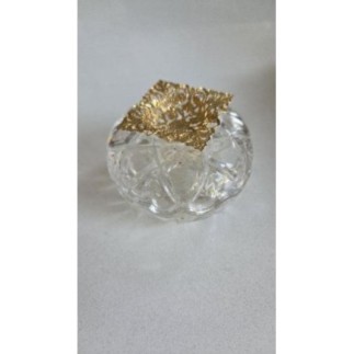 Vide-poches cristal et or...