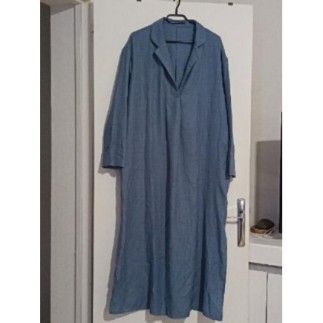 ROBE LONGUE SHEIN BLEU-GRIS...