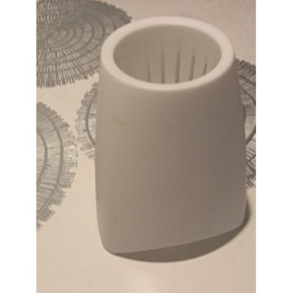 ABAT-JOUR BLANC AVEC AMPOULE