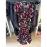 Combinaison fleurie noire et rose taille 44 CAMAÏEU 