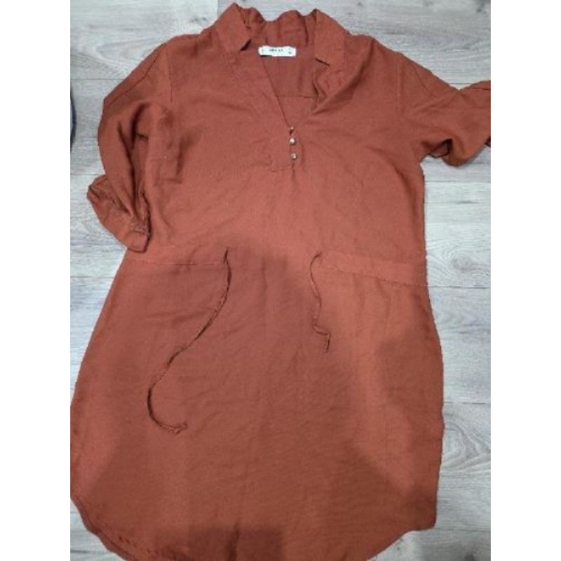 Robe marron fluide T42