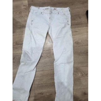 Jean guess T30 blanc cassé 
