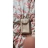 Portefeuille sacoche beige