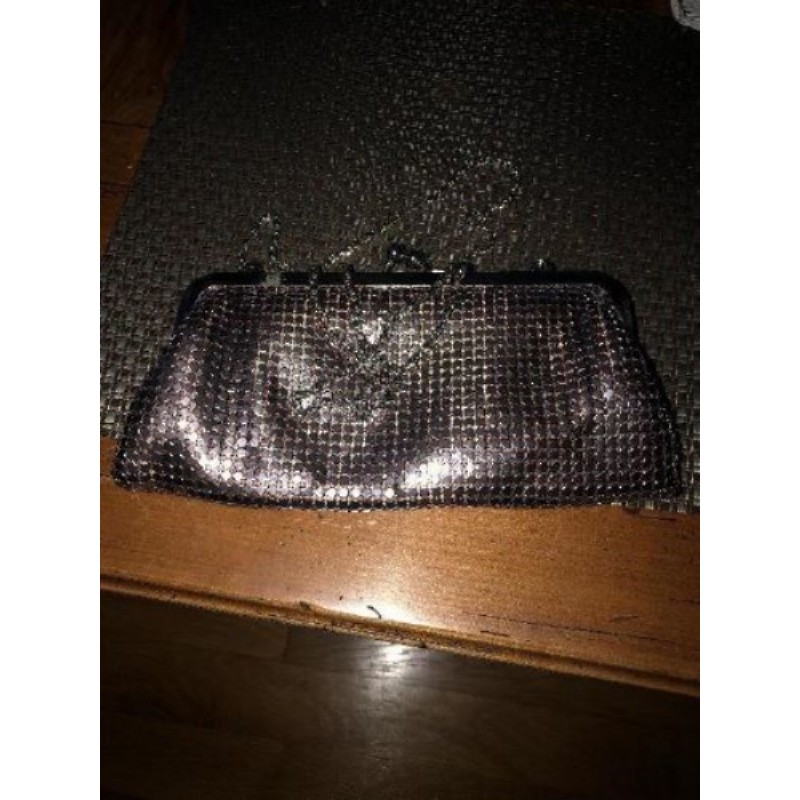 Pochette maille argenté 