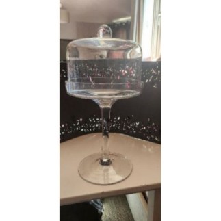 Présentoirs gateaux verre