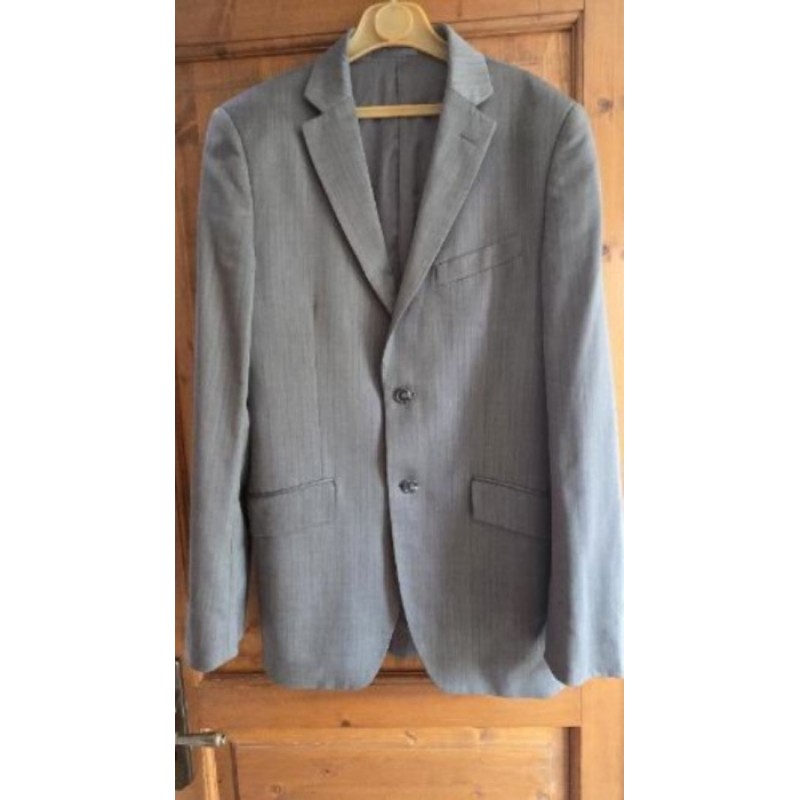 Verte homme Amand Thierry grise Laine Extra fine taille 48