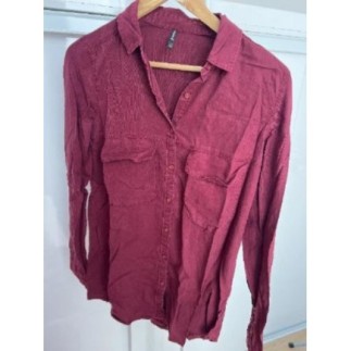 Chemise bordeau taille S