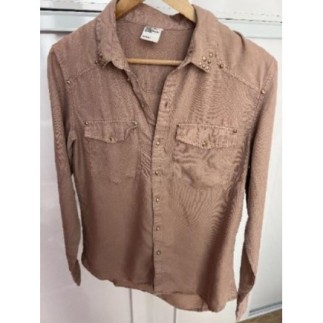 Chemise beige à clou taille 36