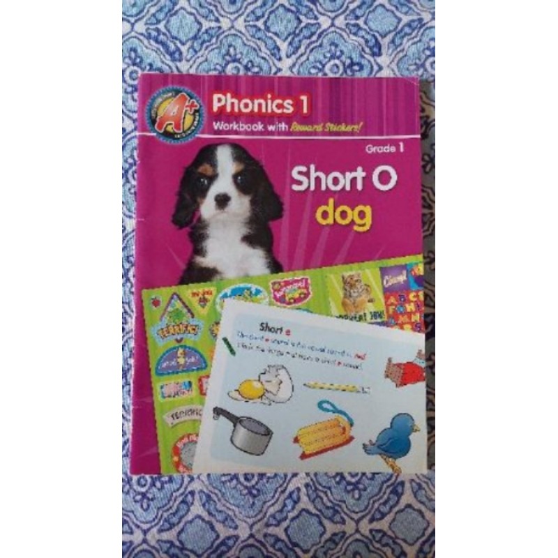Cahier d'activités en Anglais "Phonics" (dog) - 6 ans