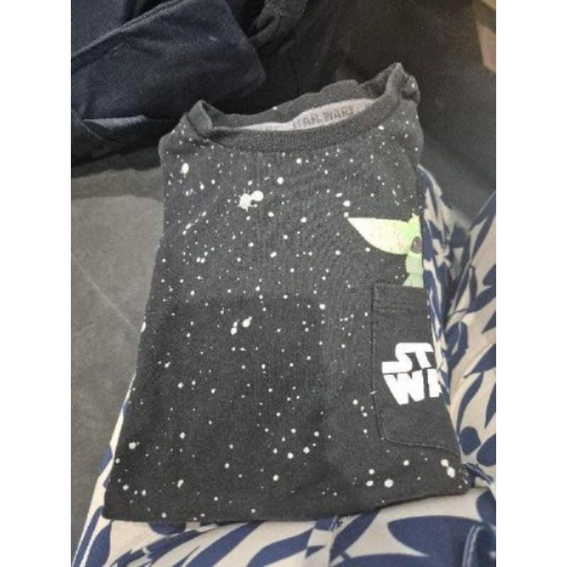 T shirt noir star wars 5/6ans