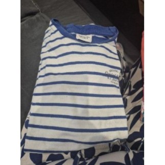 T shirt rayures TAO 8 ans