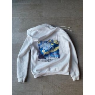 Sweat blanc motif  japonais...