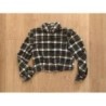 Chemise / veste courte a` carreau noir et blanc Pimkie - taille XS 1
