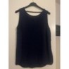 Haut femme bleu sans manches dos col V 42 Dorothy Perkins 