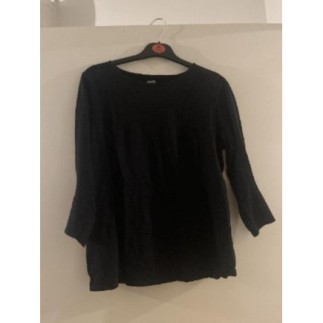 T-shirt femme noir manche...