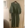 Robe longue femme t-shirt vert