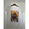 T-shirt femme blanc et image couleur femme Promod 