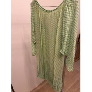 Tunique verte pois