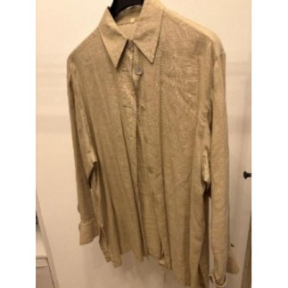 Chemise ml lin beige 