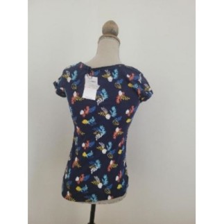 T shirt femme bleu Camaïeu...