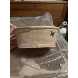 Petit panier bois avec anses
