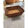 Panier rectangulaire en osier