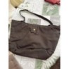Sac en toile imperméable marron 